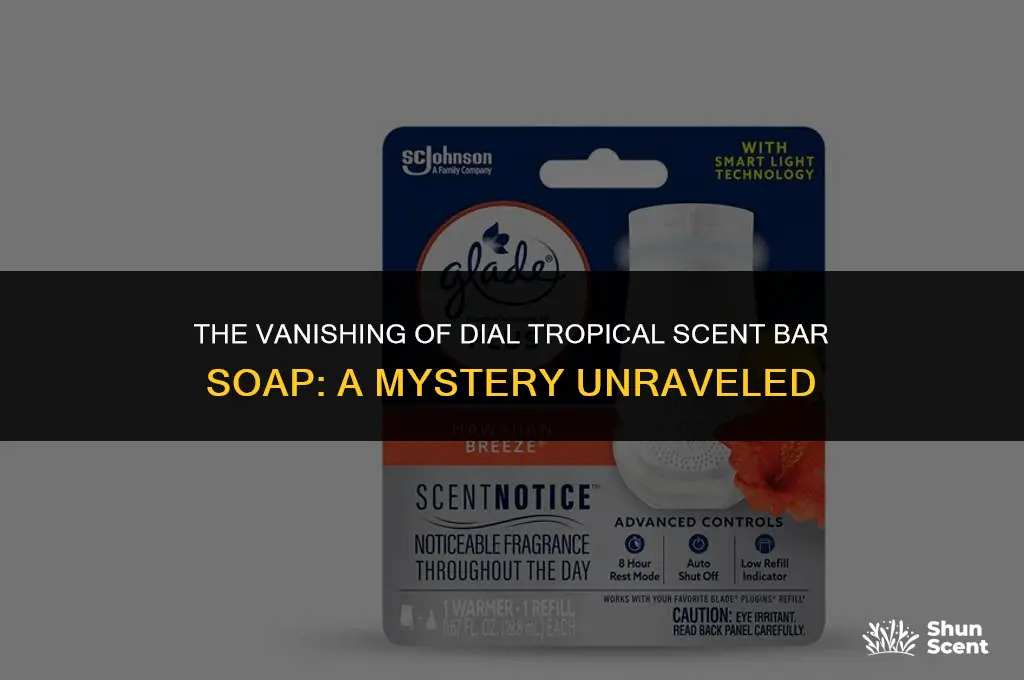 what happened to dial tropical scent bar soap