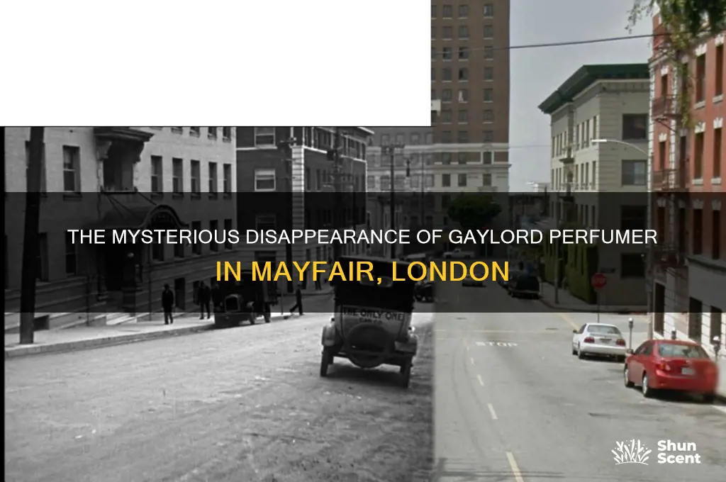 what happened to gaylord perfumer mayfair london