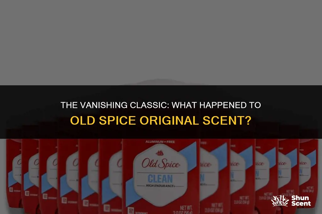what happened to old spice original scent