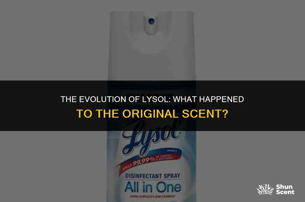 what happened to original scent lysol