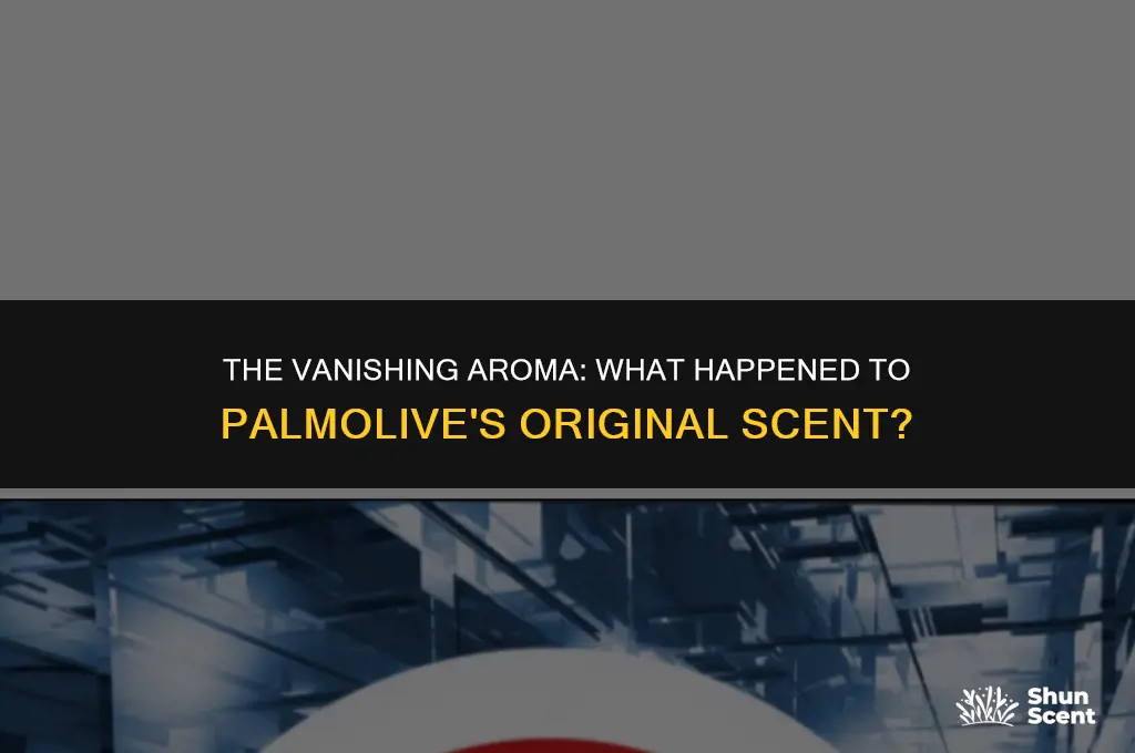 what happened to palmolive dish soap original scent
