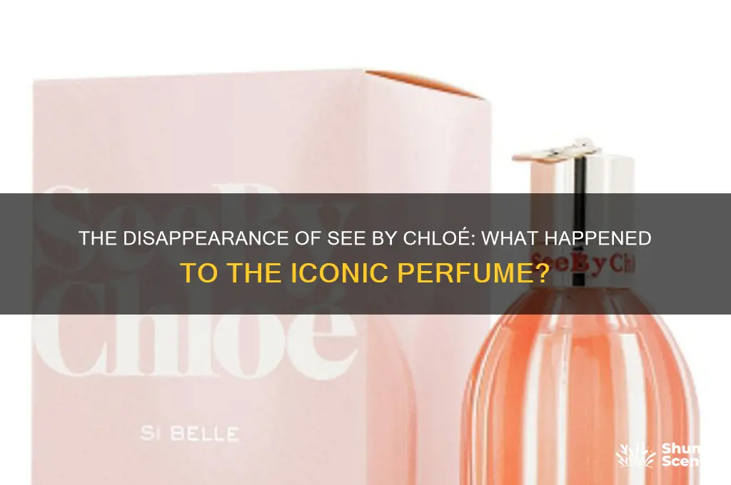 what happened to see by chloe perfume