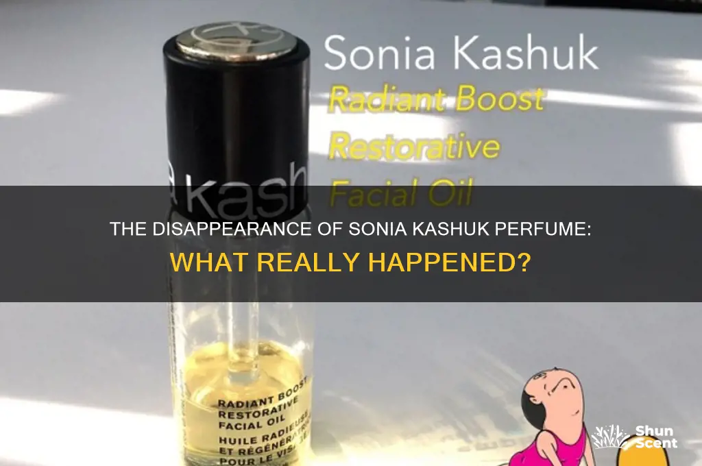 what happened to sonia kashuk perfume