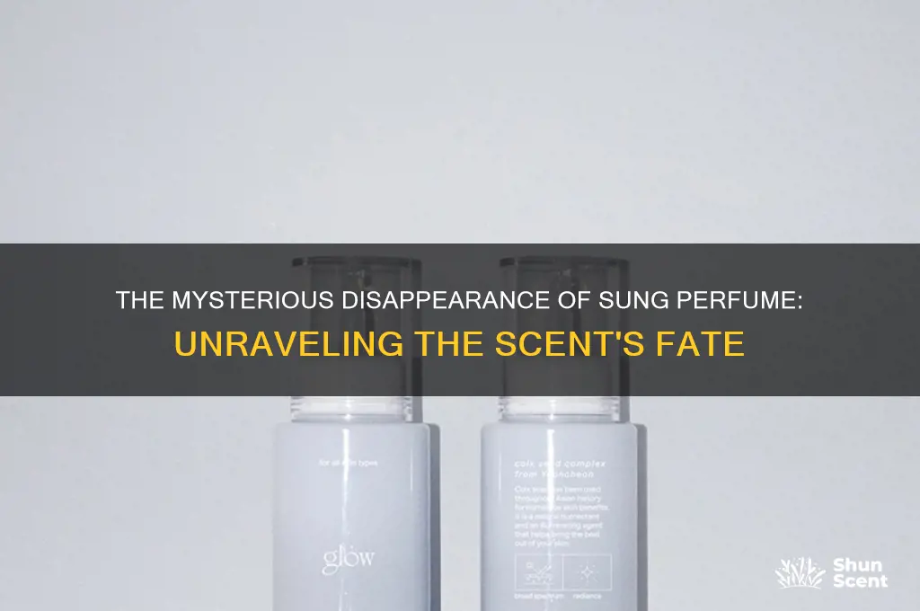 what happened to sung perfume