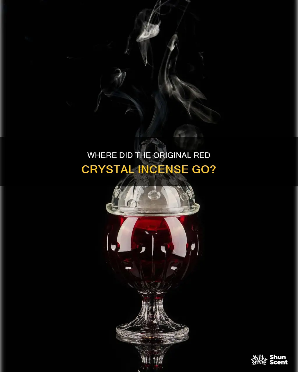 what happened to the real original red crystal incense