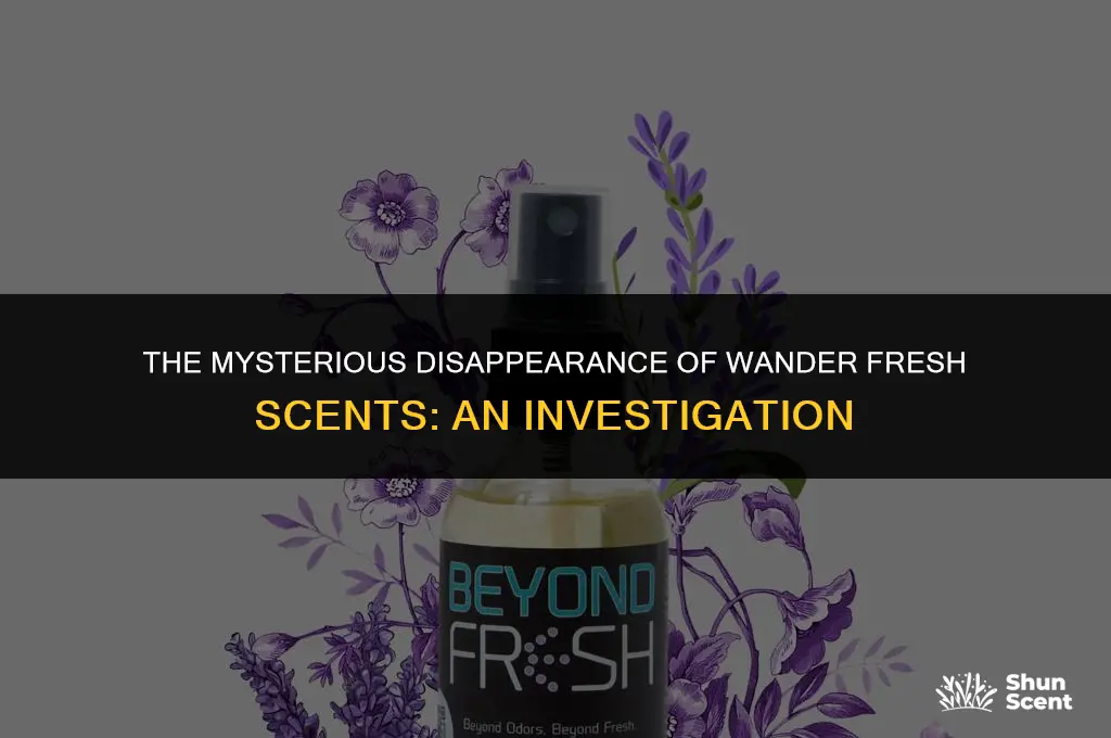 what happened to the wander fresh scents