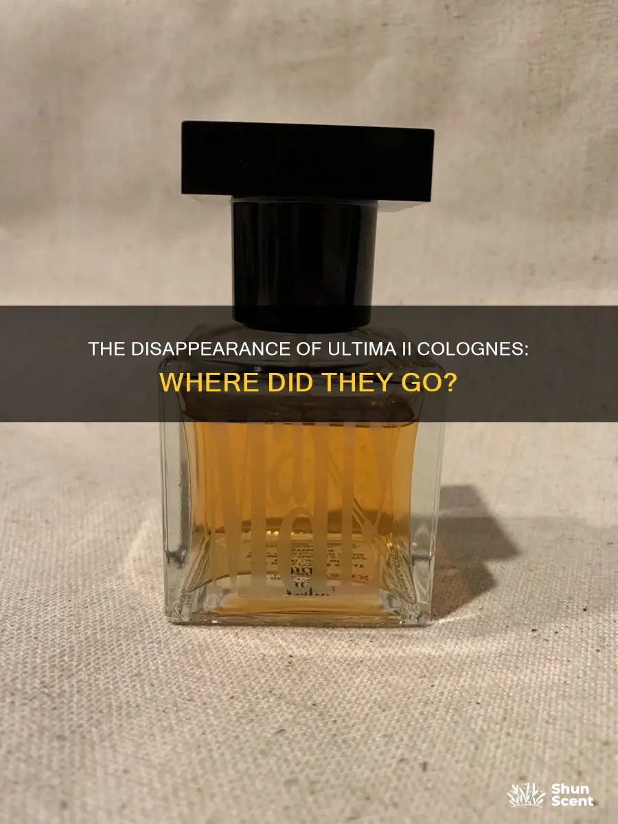 what happened to ultima ii cologne