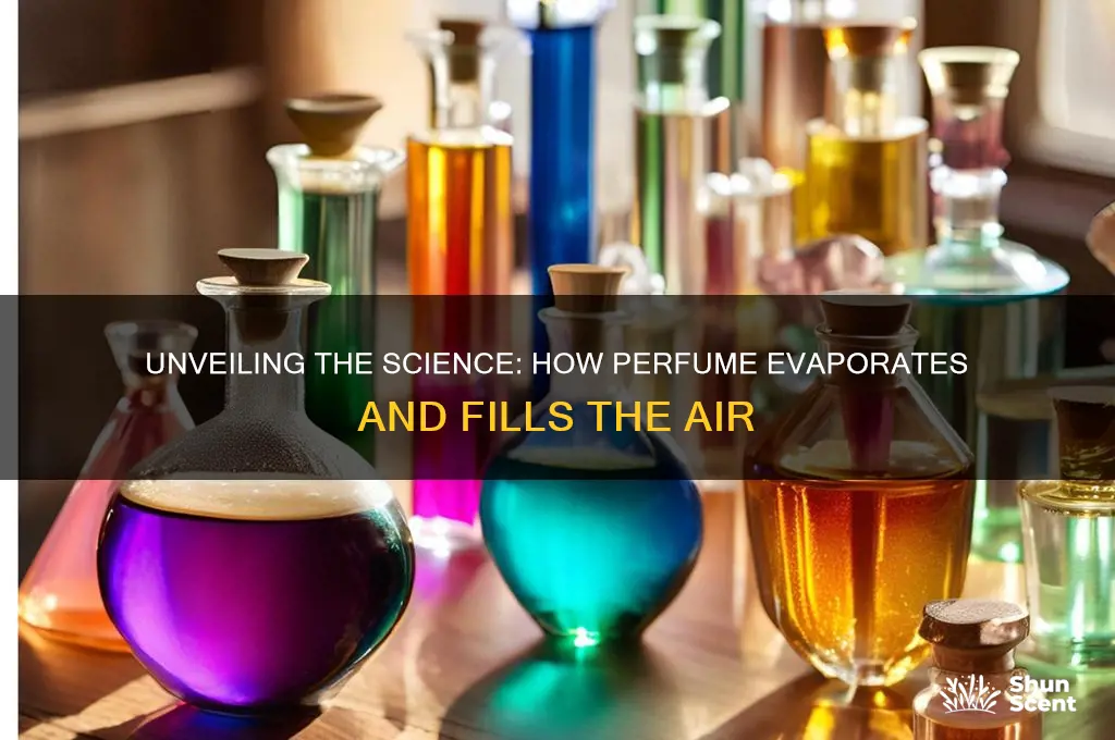 what happens during evaporation of perfume