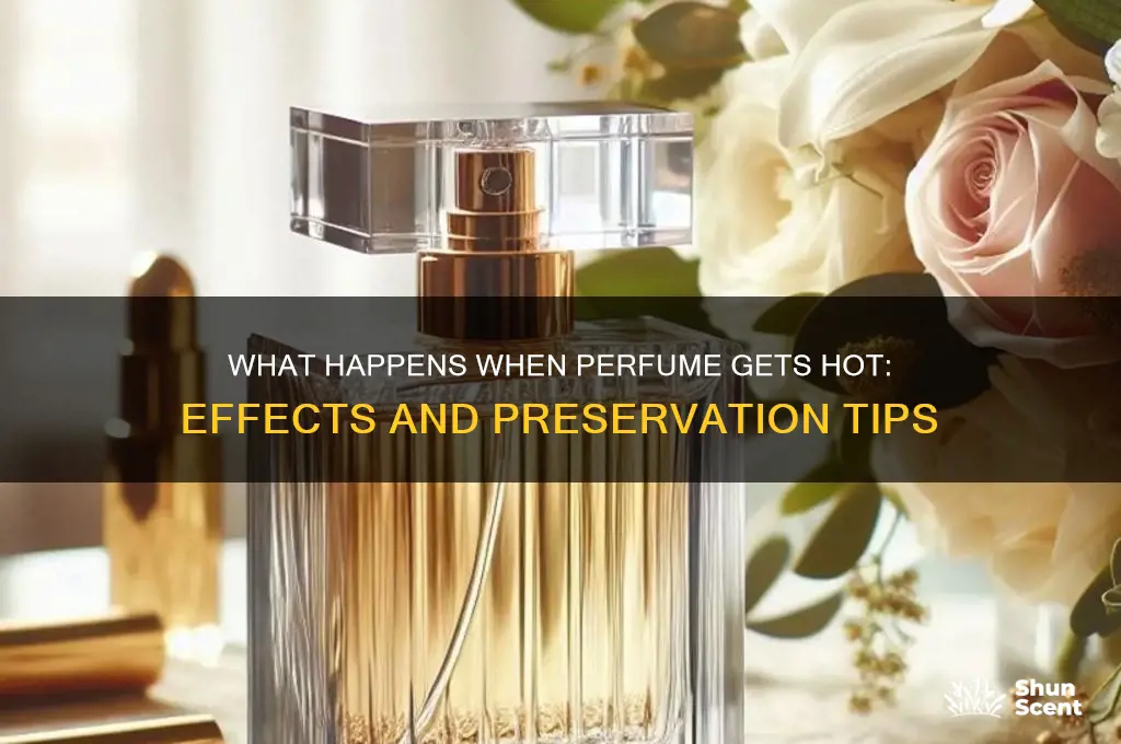 what happens if perfume gets hot