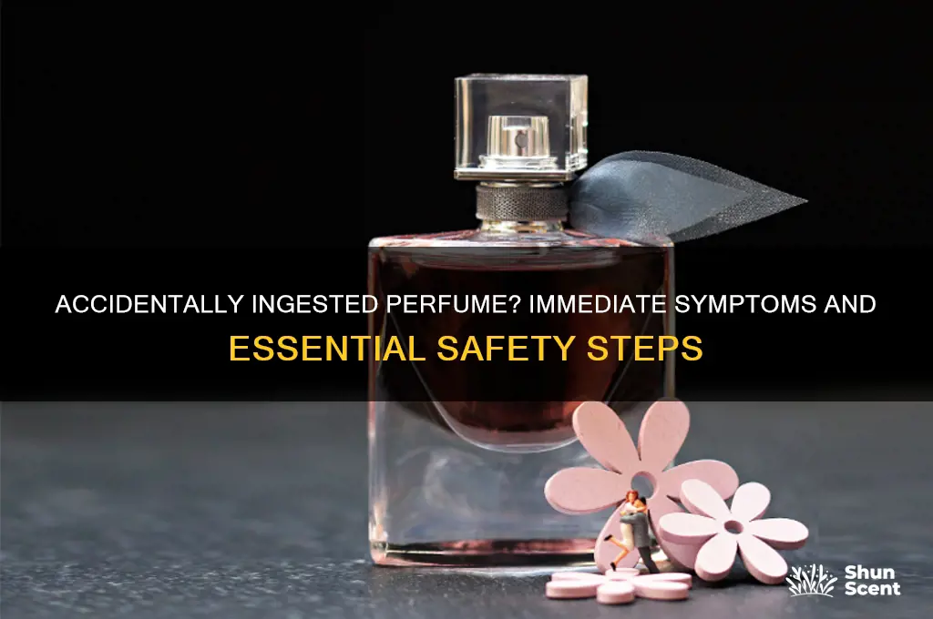 what happens if you accidentally ingest perfume