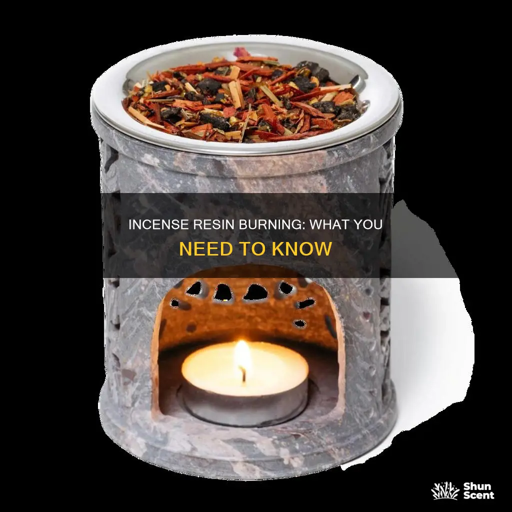 what happens if you burn incense resin