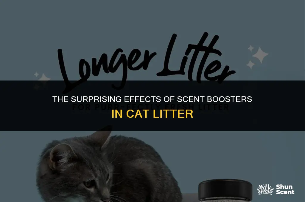 what happens if you put scent boosters in cat litter