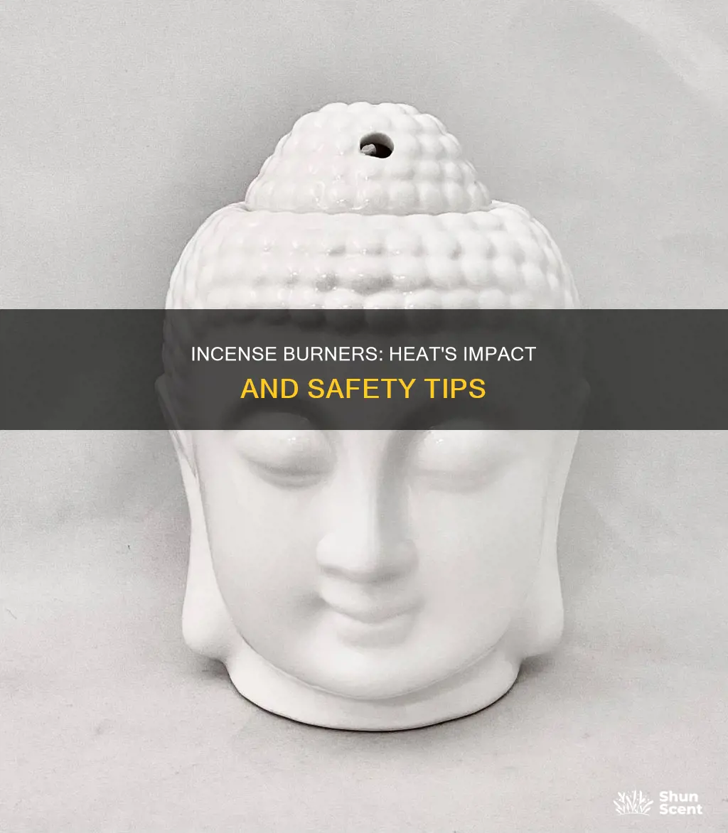 what happens to incense burners if the heat touches it