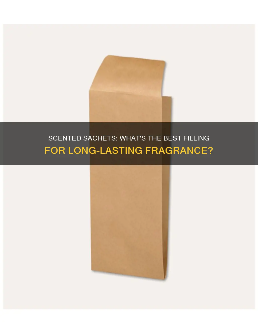 what holds fragrance bet for scented sachet fillings
