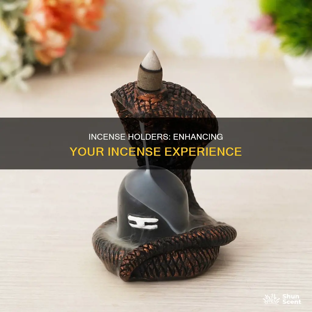 what holds the incense