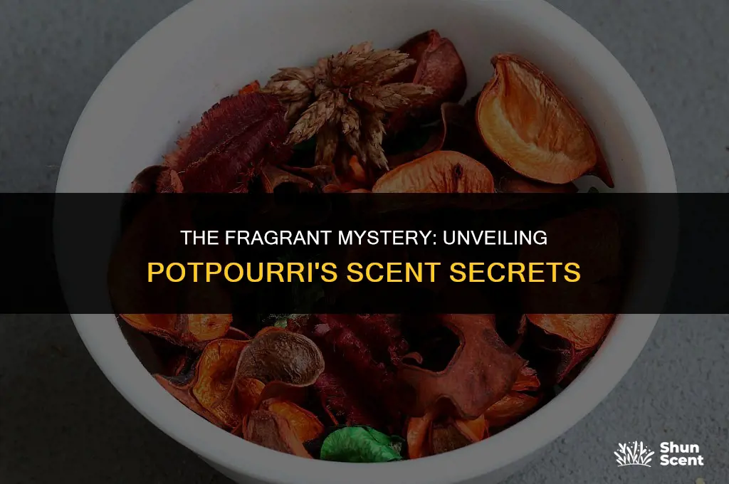 what holds the scent in potpourri