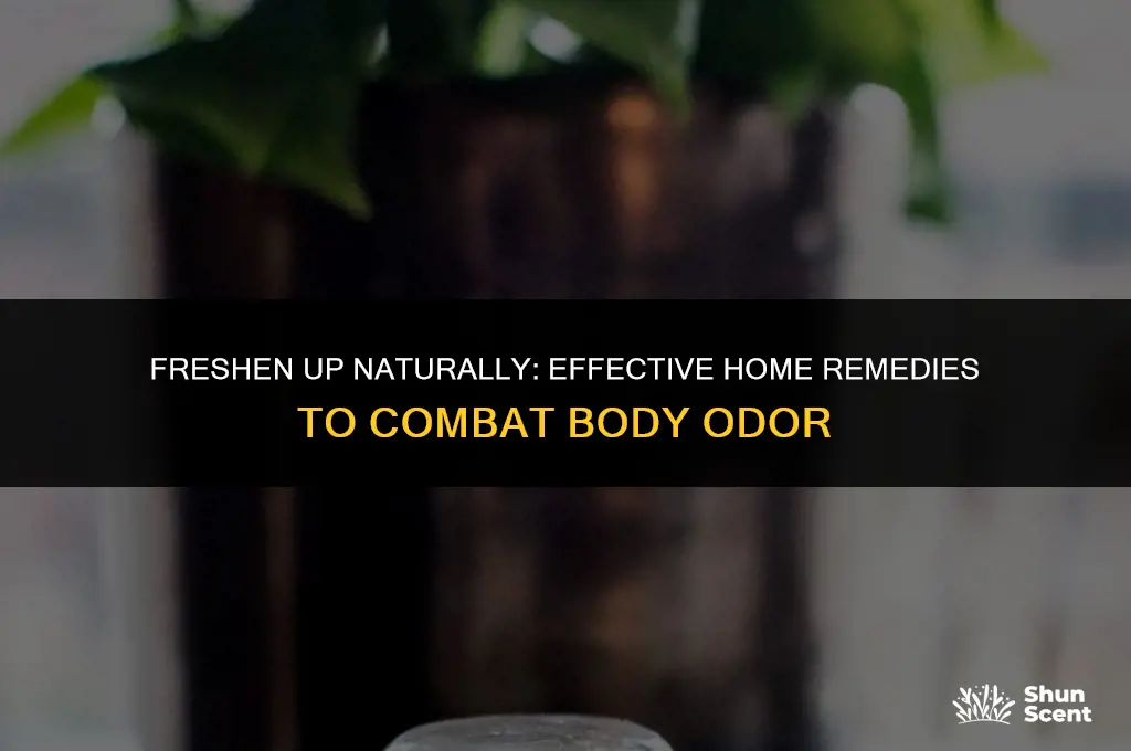 what home remedies get rid of body odor