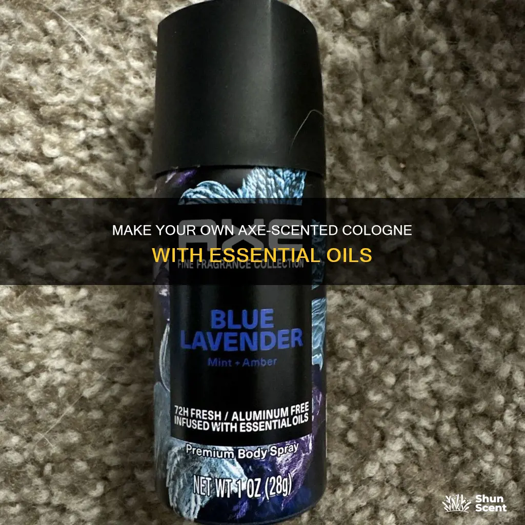 what homemade essential oil cologne would be closest to axe