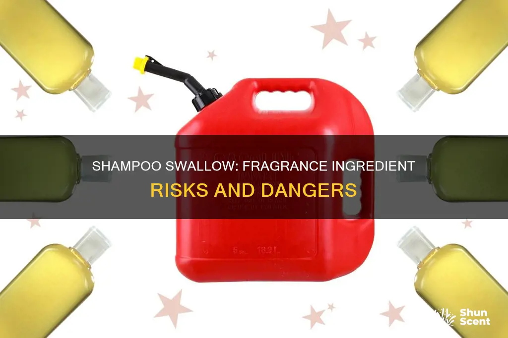what if you swallow shampoo with fragrance as an ingredient