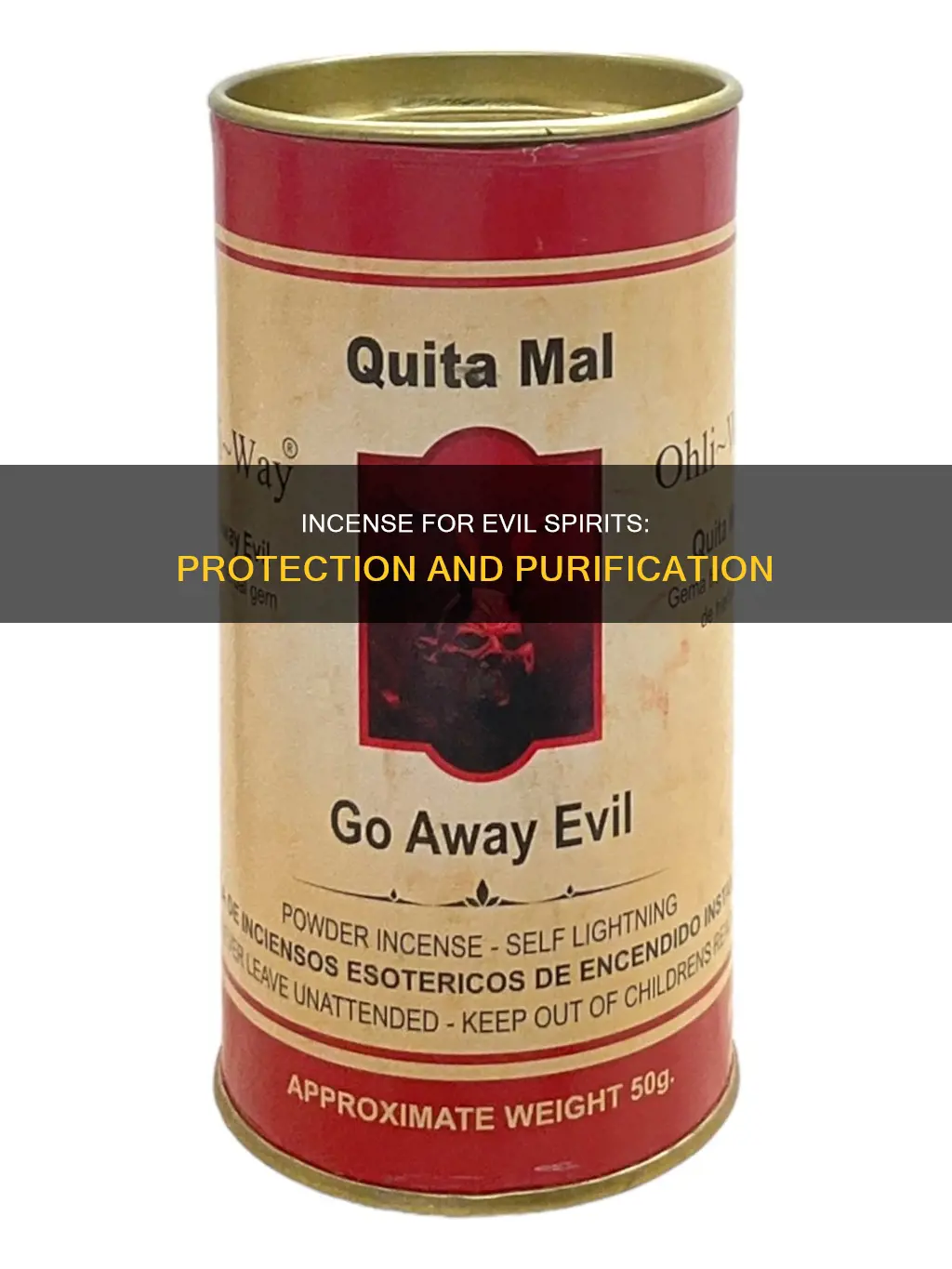 what incense can i use for evil spirits