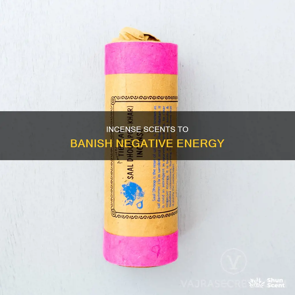 what incense clears negative energy