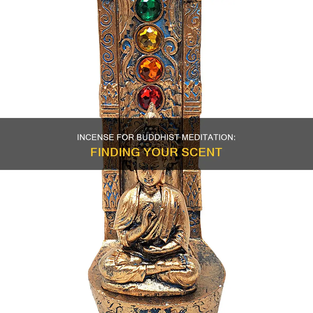 what incense do budust use to medatae
