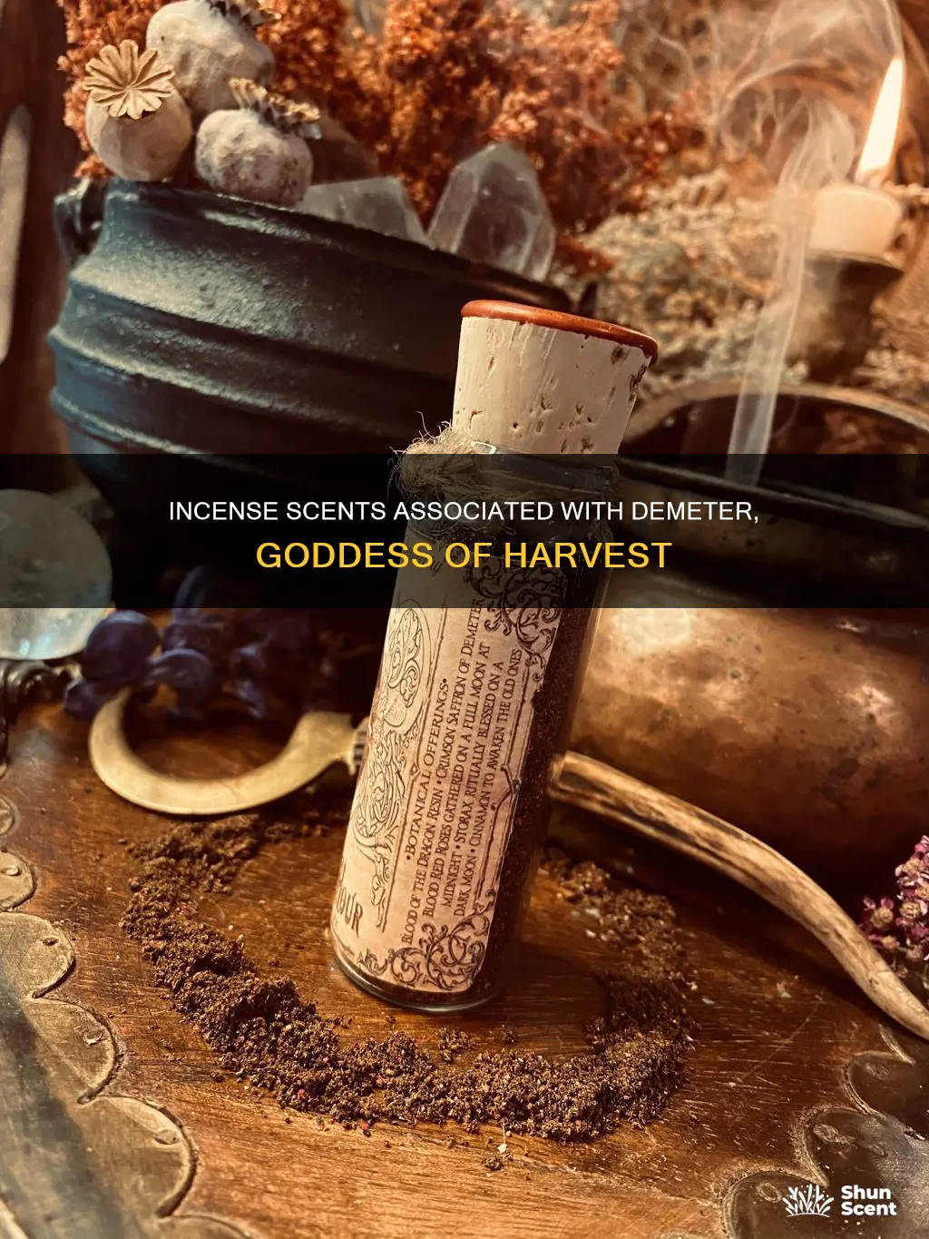 what incense is associated with demeter