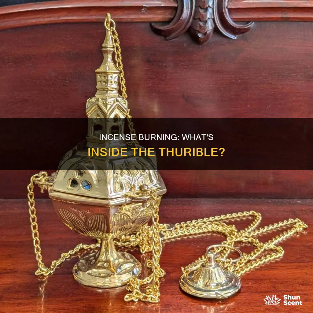 what incense is burned in a thurible