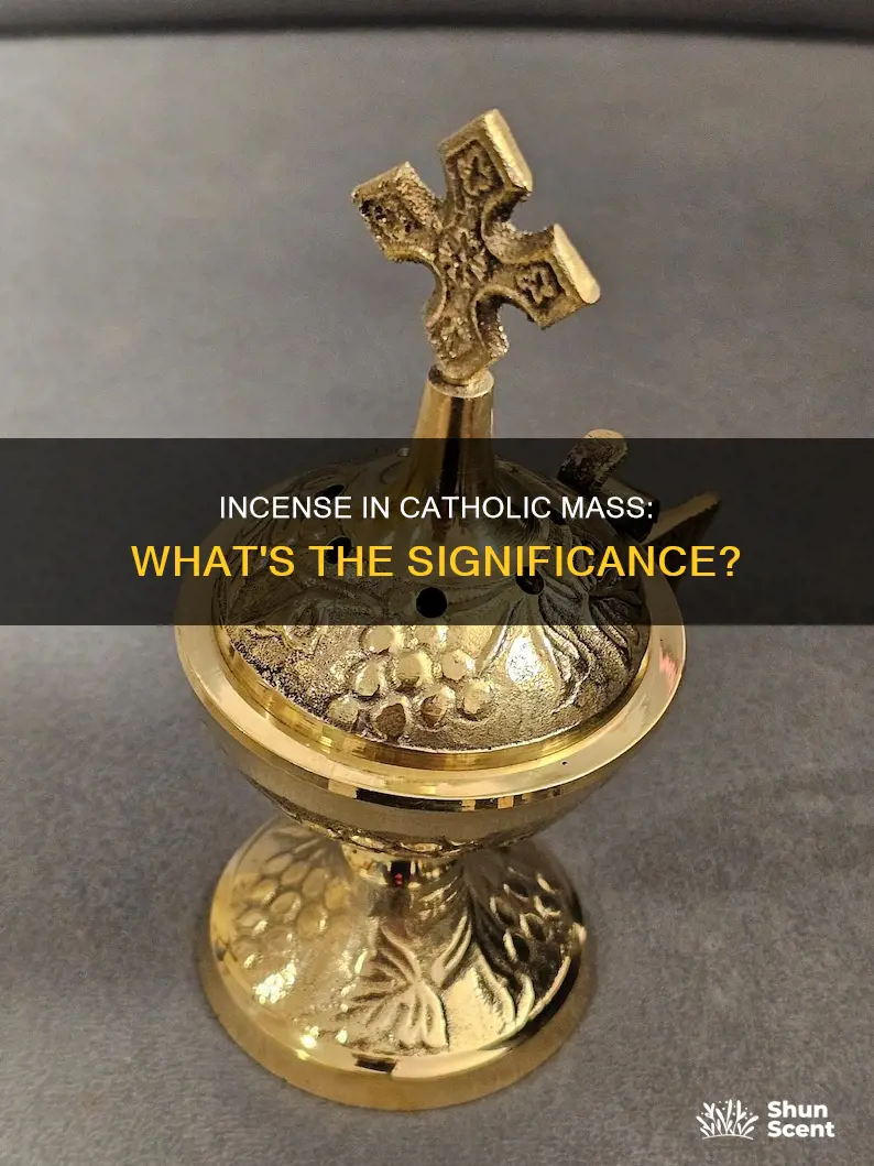 what incense is burned in catholic church
