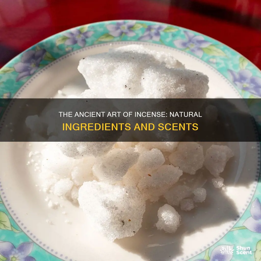 what incense is made of