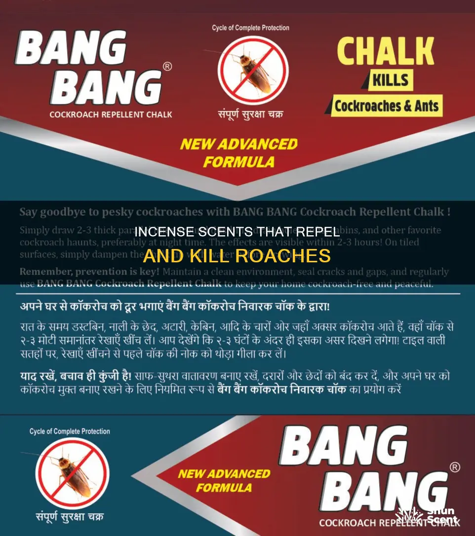 what incense kills roaches