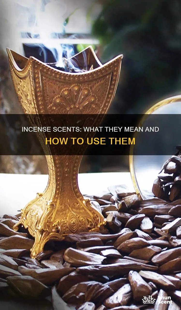 what incense scents mean