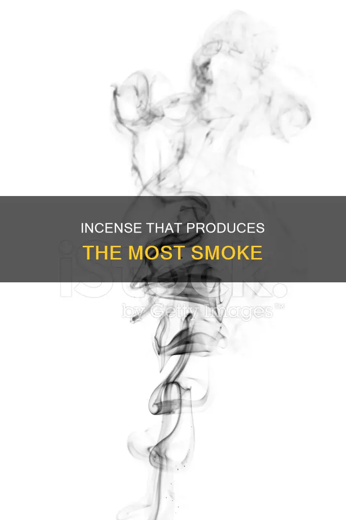 what incense smokes the most