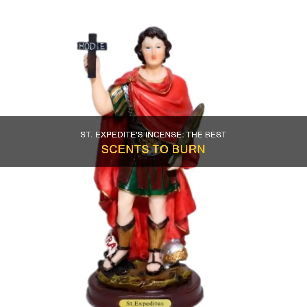 what incense to burn for st expedite