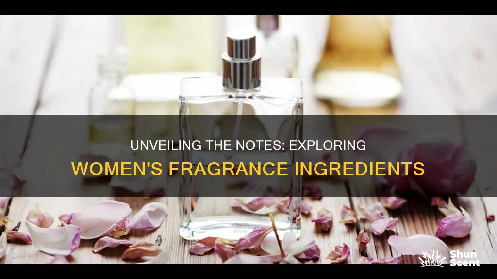 what individual scents are in women