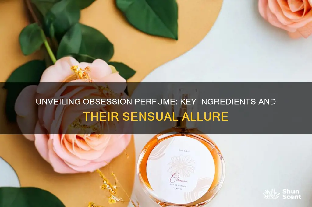 what ingredients are in obsession perfume