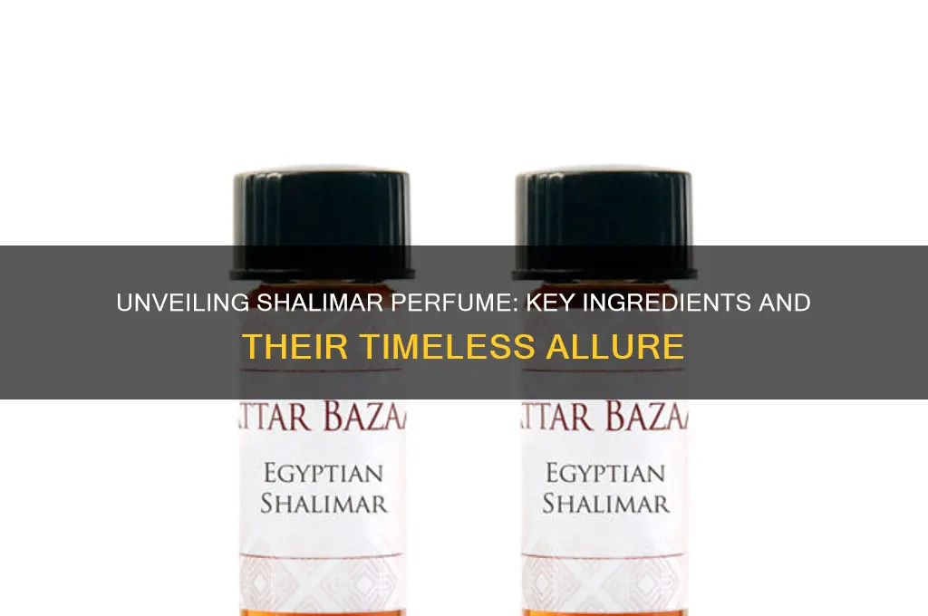 what ingredients are in shalimar perfume