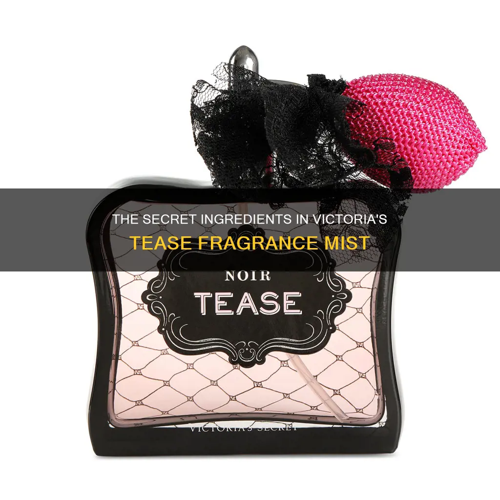 what ingredients are in victoria secret tease fragrance mist
