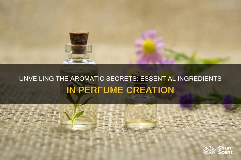 what ingredients go into a perfume