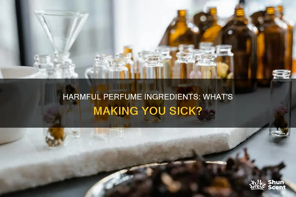 what ingredients in perfumes make me sick