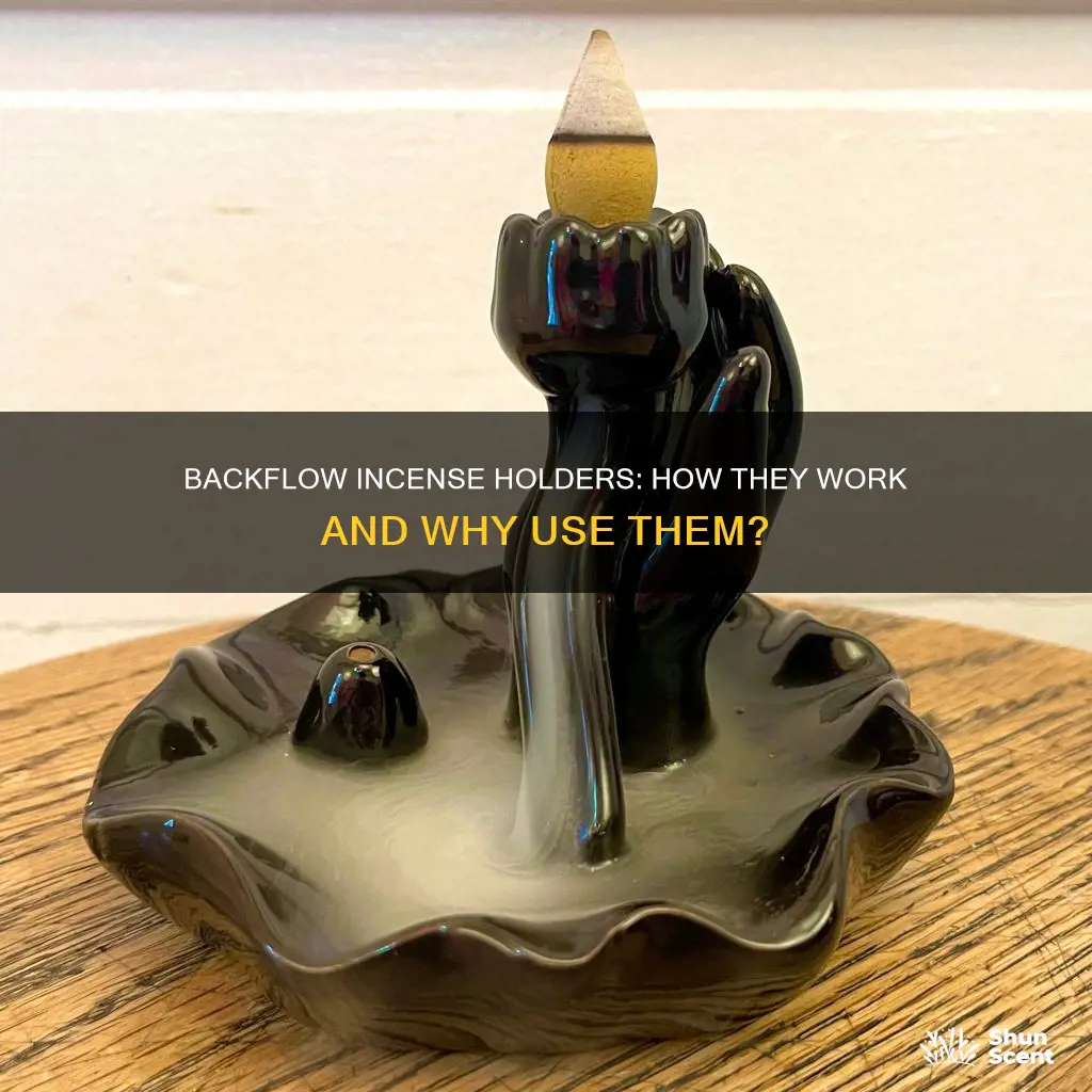 what is a backflow incense holder