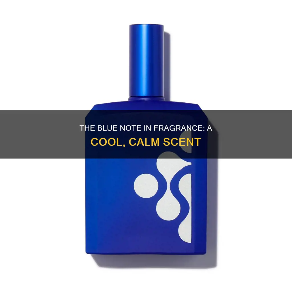what is a blue note in fragrance terms