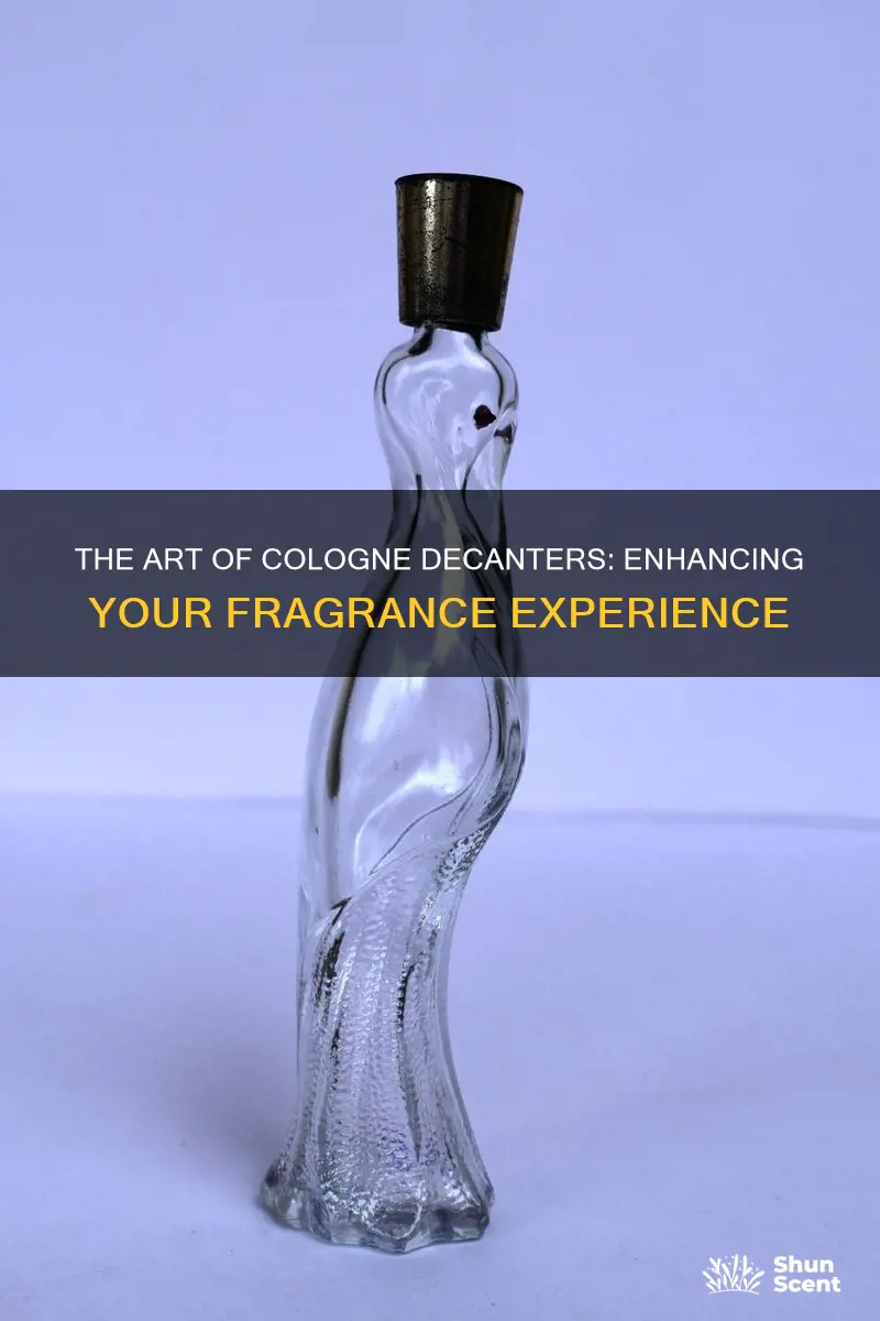 what is a cologne decanter