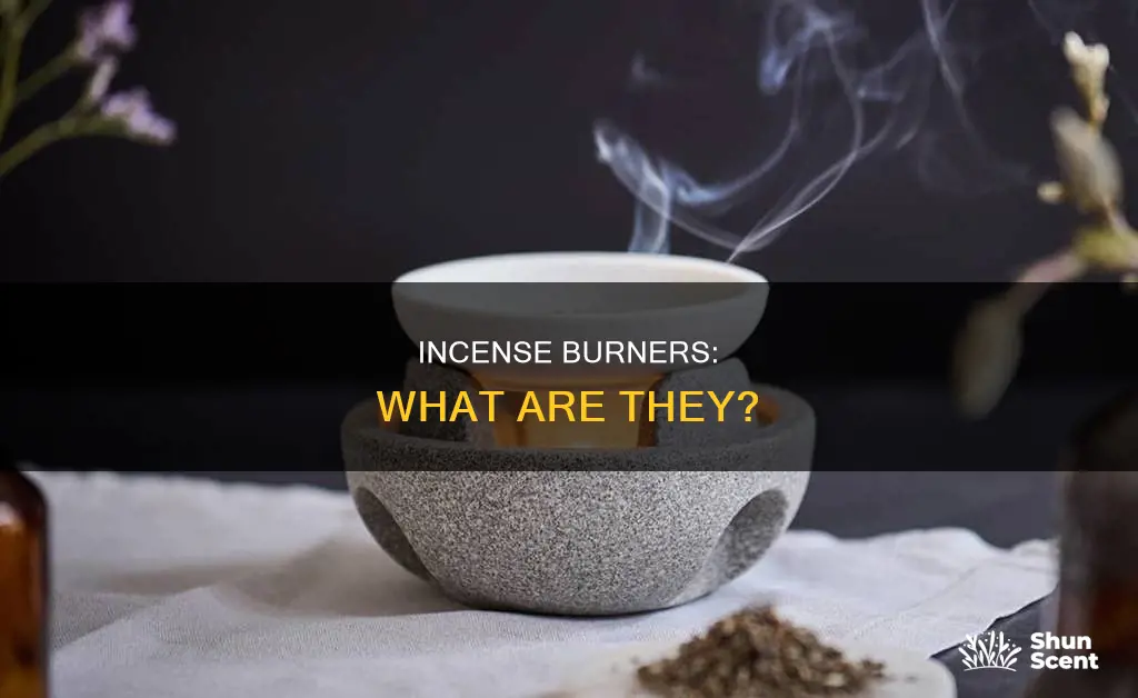 what is a container for burning incense called