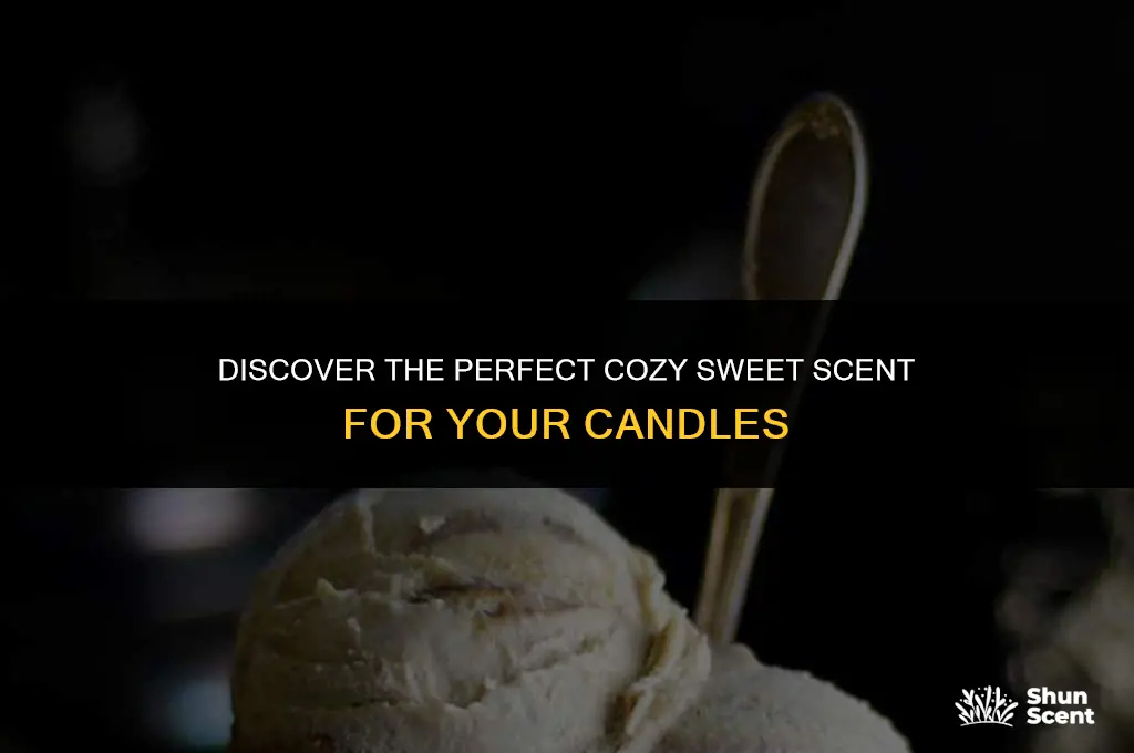 what is a cozy sweet scent for candles