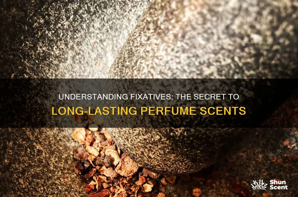 what is a fixative in perfume