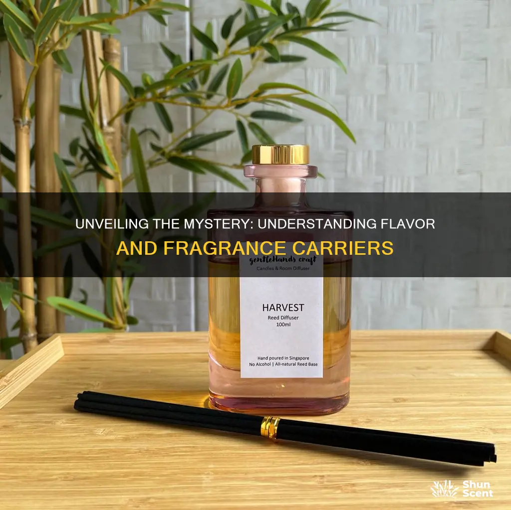 what is a flavor or fragrance carrier