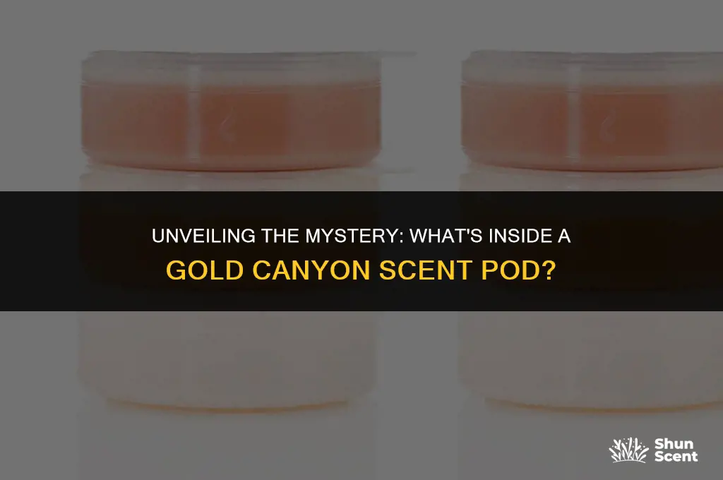 what is a gold canyon scent pod