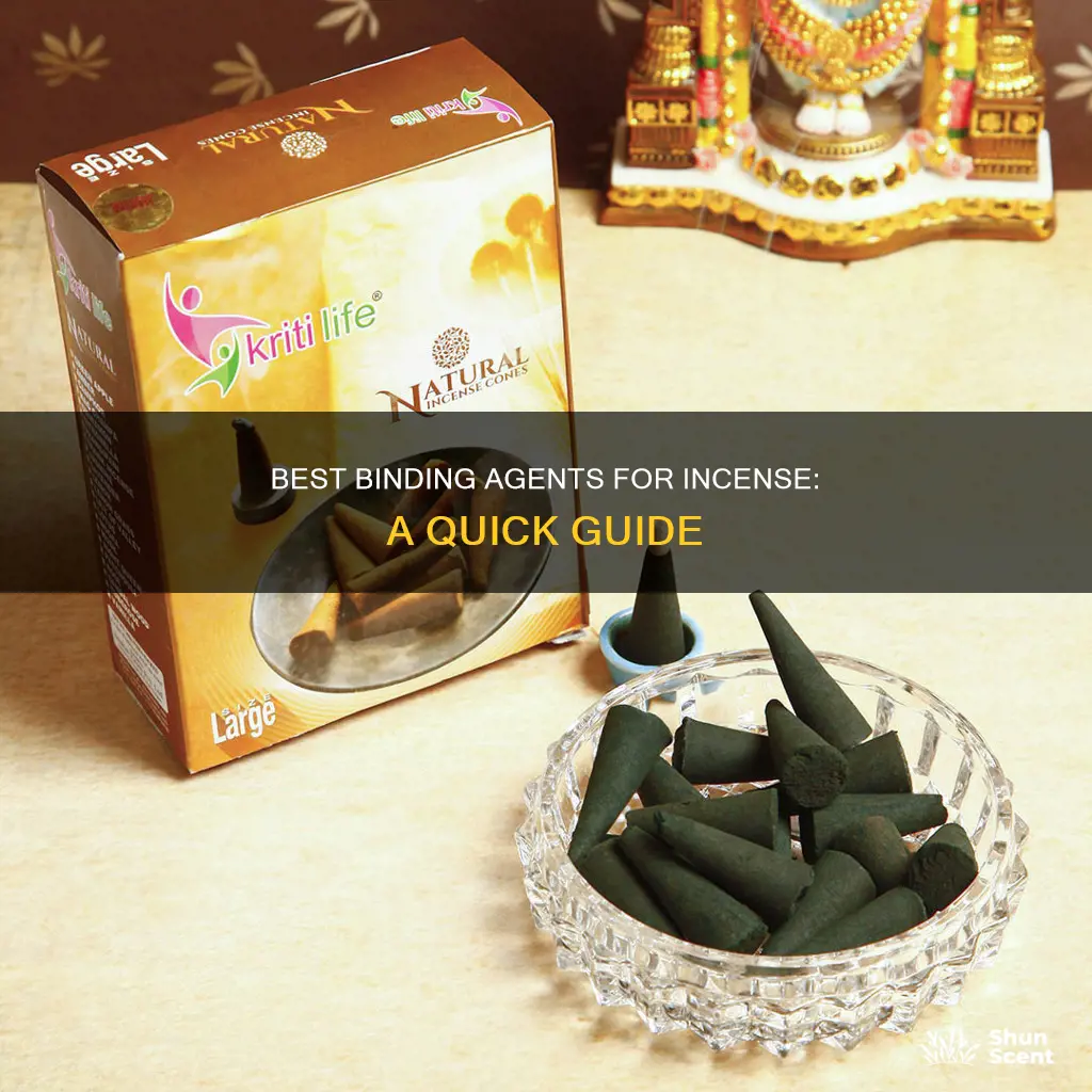 what is a good burning binding agent for incense