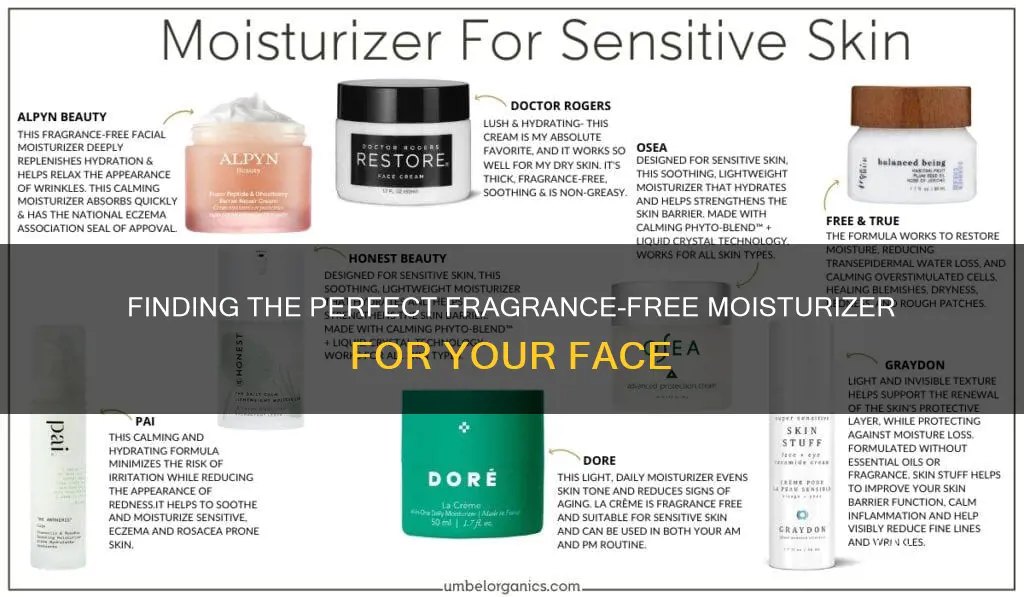 what is a good moisturizer without fragrance free facial